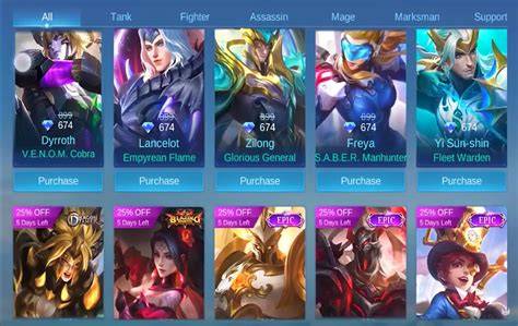 Sertifikat, penghargaan, tanda, atau dokumen yang dipajang di tool skin ml Raja Discount VP rekomendasikan Jadwal topup dan Beli Shell Garena ini